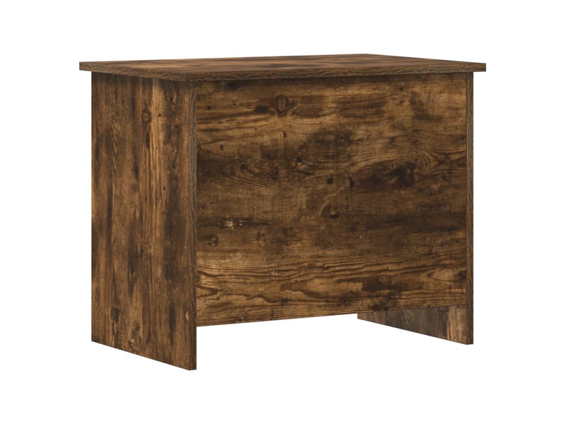  Coffre de rangement avec stockage chêne fumé 60x40x50 cm  - Conforama A