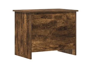 Coffre de rangement avec stockage chêne fumé 60x40x50 cm