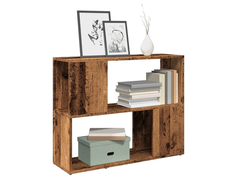  Bibliothèque vieux bois 80x24x63 cm  - Conforama B