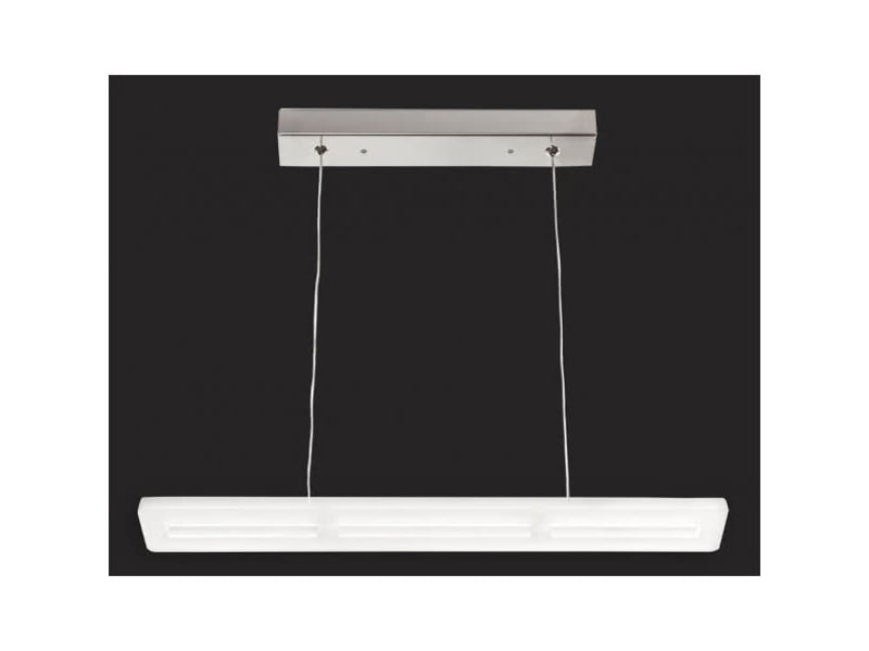  Fabrilamp acropolis, suspension, moderne, led, 24 w, 1920 lm, 4000 k, chromé, 10-110 x 60 x 8 cm 074992420 - Conforama A