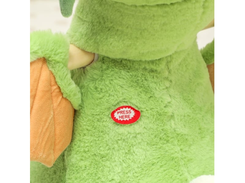  Jouet à bascule dinosaure 65x38x72 cm – vert – sons interactifs, harnais 3 points et assise enveloppante  - Conforama E