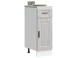 Meuble de rangement, armoire de cuisine porto sonoma gris bois d'ingénierie shl9985