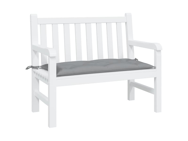 Coussin de banc de jardin, coussin d'assise gris 110x50x7 cm tissu oxford cf52723  - Conforama C