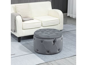 Pouf / repose pied TCQPZ gris