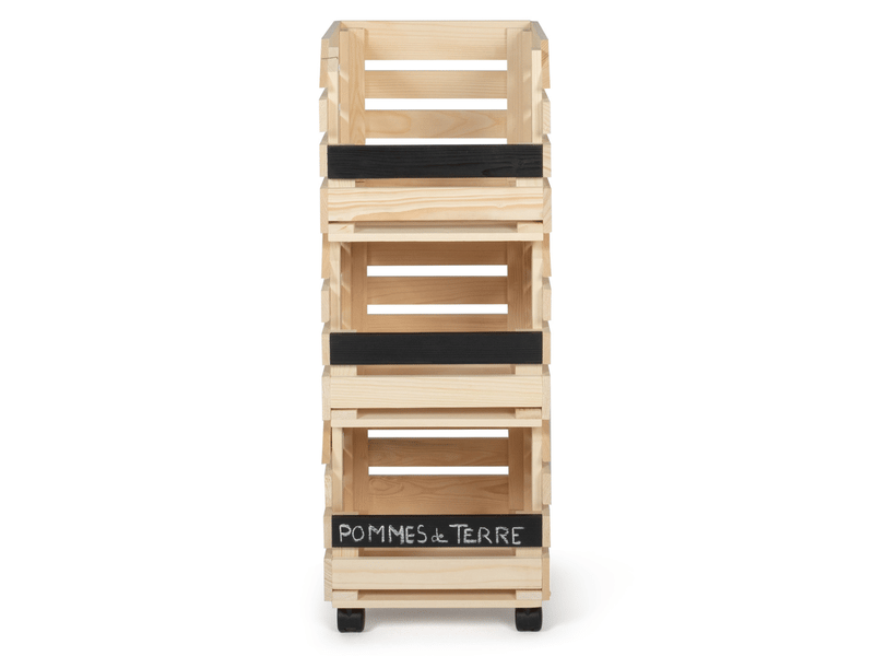 KALA - Étagère en bois couleur naturelle 60cm - DECOWOOD | Leroy Merlin