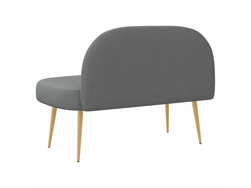  Banc rembourré, banc de lit avec dossier gris foncé 110x60x76 cm shl2960  - Conforama D