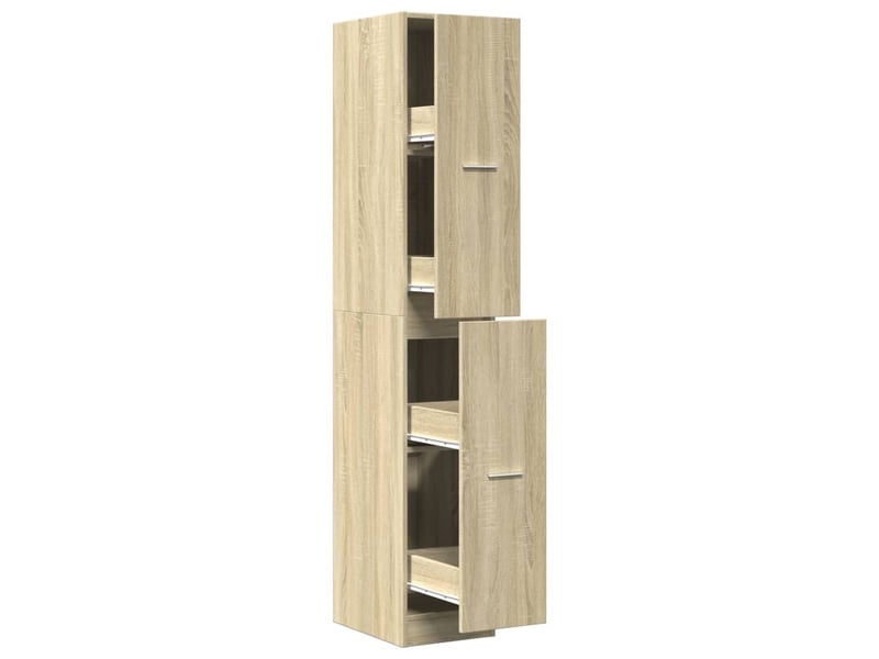  Meuble de rangement, armoire d'apothicaire chêne sonoma bois d'ingénierie  - Conforama A
