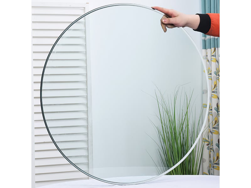 Plateau de table rond en verre trempé, ø46 cm, épaisseur 6 mm, sans montage  - Conforama B