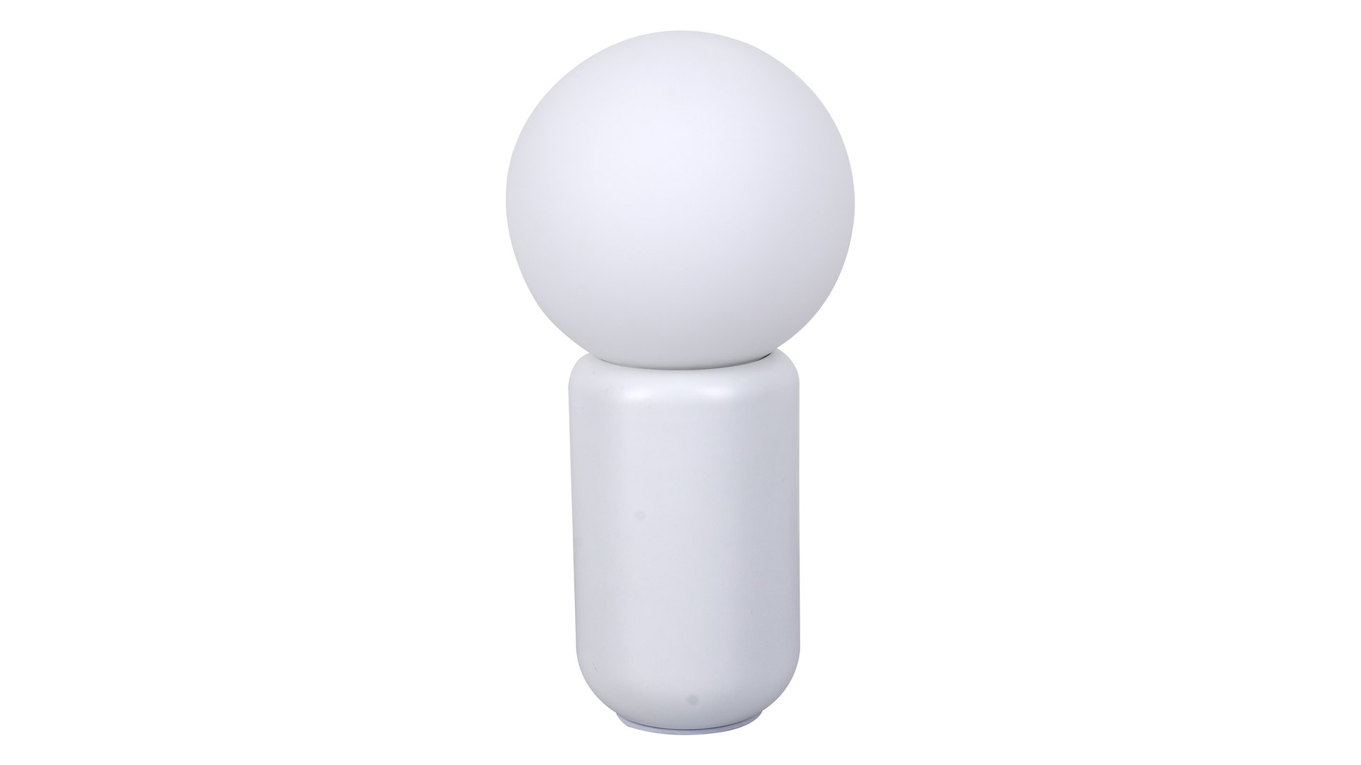 Lampe Métal et verre 25 cm TIA blanc 24.5 Conforama
