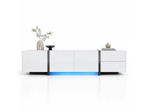 Meuble tv coloris bicolore 170 cm MEUBLIV  