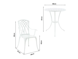 Set de bistrot de jardin blanc 03_0010681