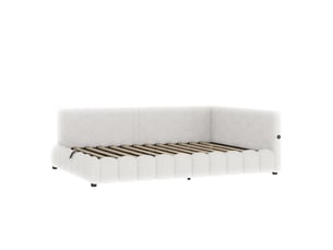 Lit coffre 140x200 cm    coloris blanc