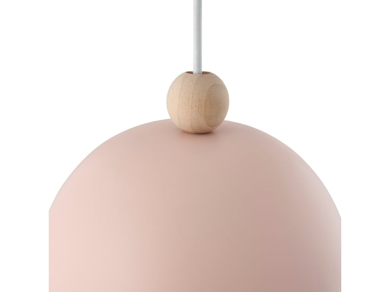 Suspension gaston  métal rose poudré, h.24 - ip20 - e27 nordlux intérieur 2412653057 - Conforama C