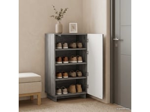 Meuble à chaussures 3 paire(s)  <strong></strong>  <strong></strong> coloris gris