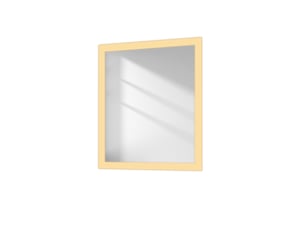 Emke miroir de salle de bain led 50x60 cm, anti-buée, interrupteur mécanique, 2 températures de couleur