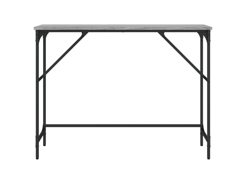  Table de chevet - table console sonoma gris 100x32x75 cm bois d'ingénierie  - Conforama C