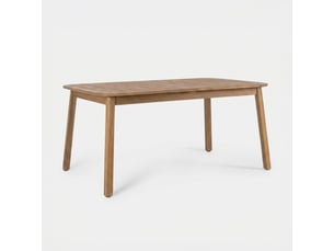 Table extensible en bois d'acacia 160-210x100 danubio