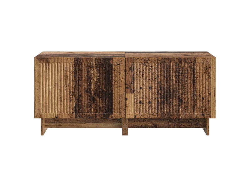  Meuble tv - banc tv - meuble de rangement bois ancien bois d'ingénierie  - Conforama E