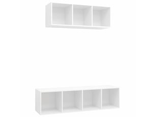 Meuble tv coloris blanc 37 cm <strong></strong>  <strong></strong>
