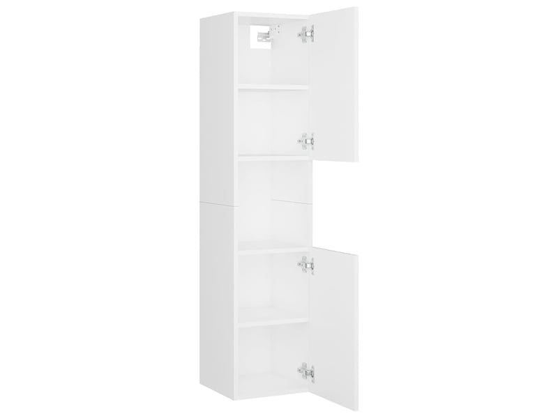  Ensemble de meubles de salle de bain blanc aggloméré cf63891  - Conforama D