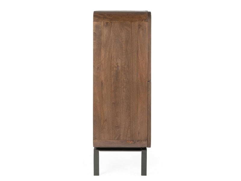  Meuble de salle à manger 4 portes , manguier naturel, mira  - Conforama D
