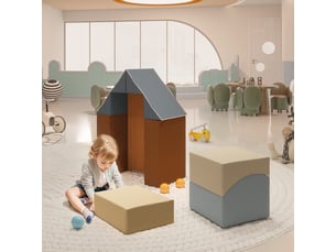 Vercart canapé enfant multicolore 100x50 cm - style moderne