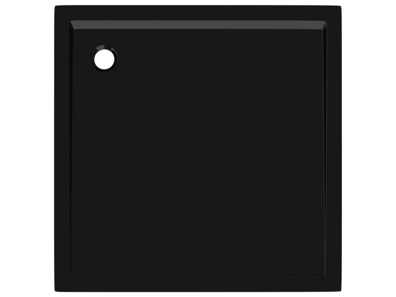  Receveur de douche base de douche bac de douche salle de bain toilette salle d’eau cabine de douche maison intérieur carré abs noir 80x80 cm 02_0001960  - Conforama D