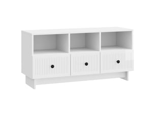 Meuble tv coloris blanc 102 cm <strong></strong>  <strong></strong>