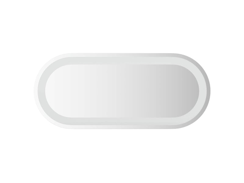  Miroir de salle de bain, miroir de toilette led transparent 70 x 30 cm verre trempé cf62600  - Conforama A