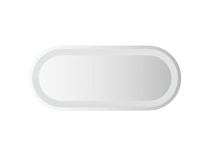 Miroir de salle de bain, miroir de toilette led transparent 70 x 30 cm verre trempé cf62600