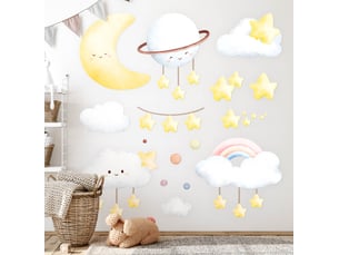 Sticker mural - éléments du ciel et de l'espace130x176 cm