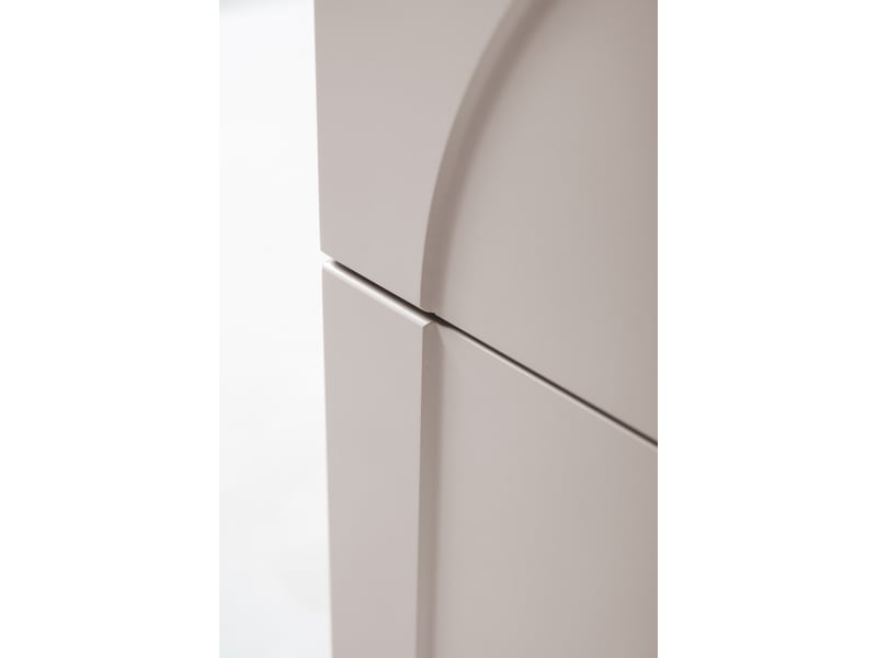 Ensemble de 2 meubles sous-vasque suspendus aura 120 cm cachemire mat k - Conforama W