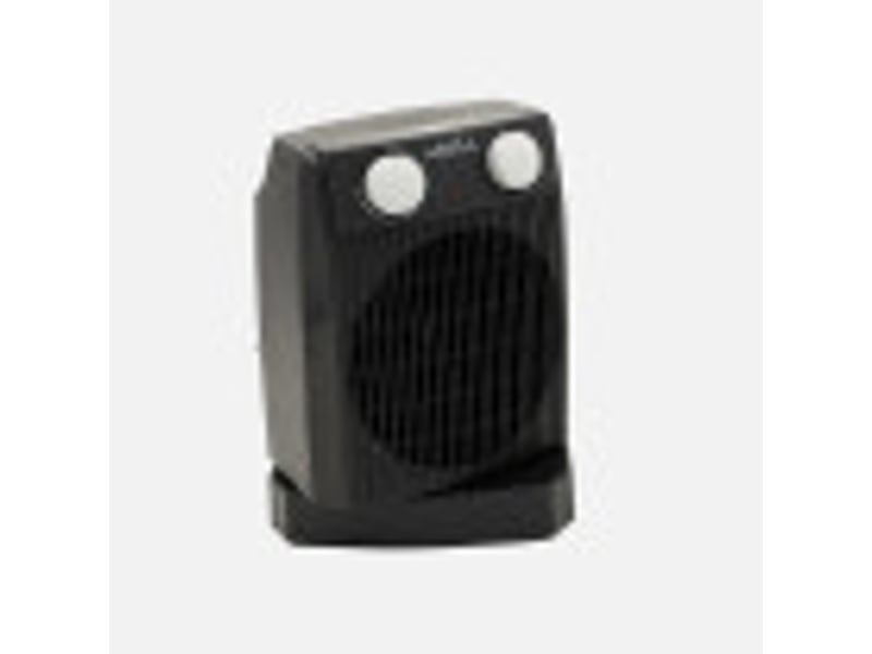  Chauffage soufflant oscillant ABRILA Nairobi 2000 W gris et noir, 2 puissances, thermostat réglable et sécurité anti-basculement 229822028 - Conforama D