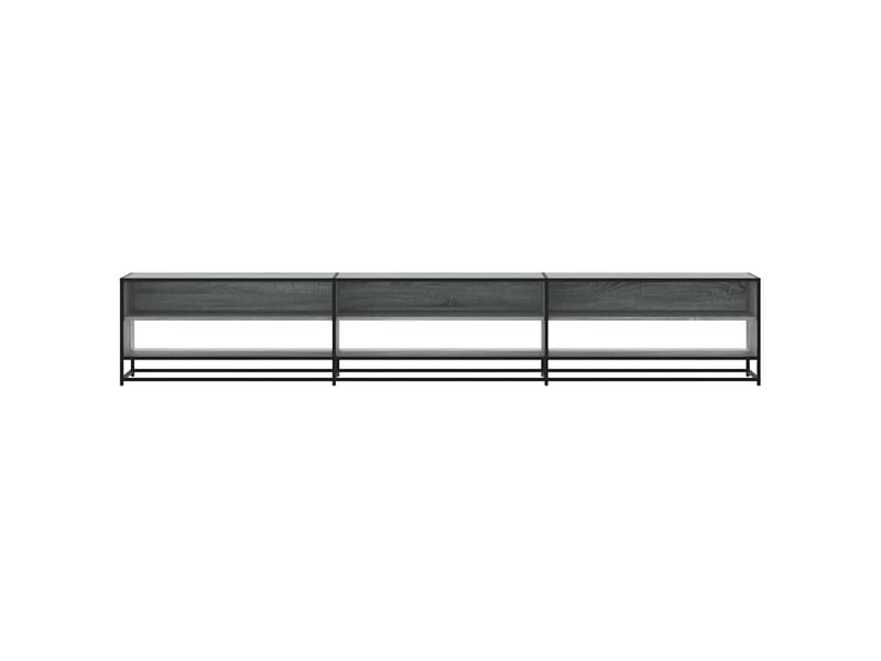  Meuble tv - banc tv - meuble de rangement sonoma gris 270x40x46 cm bois d'ingénierie  - Conforama D