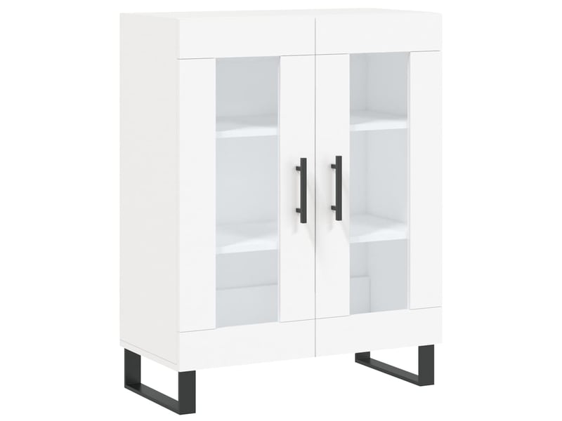  Buffet - bahut - meuble de rangement blanc 69,5x34x90 cm bois d'ingénierie  - Conforama A