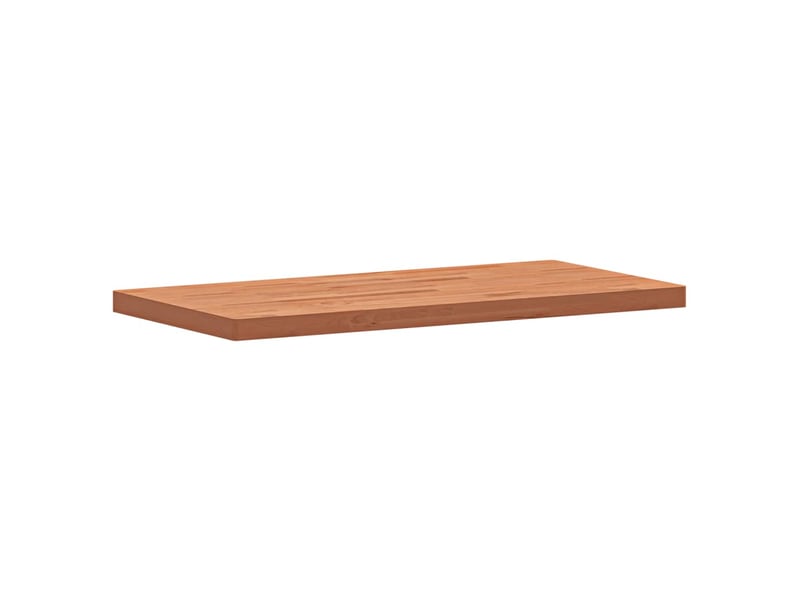  Comptoir de salle de bain, plan de travail 100x50x4 cm bois massif de hêtre cf65706  - Conforama C