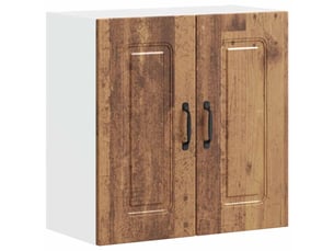 Meuble de rangement, armoire murale de cuisine kalmar vieux bois bois d'ingénierie shl2136