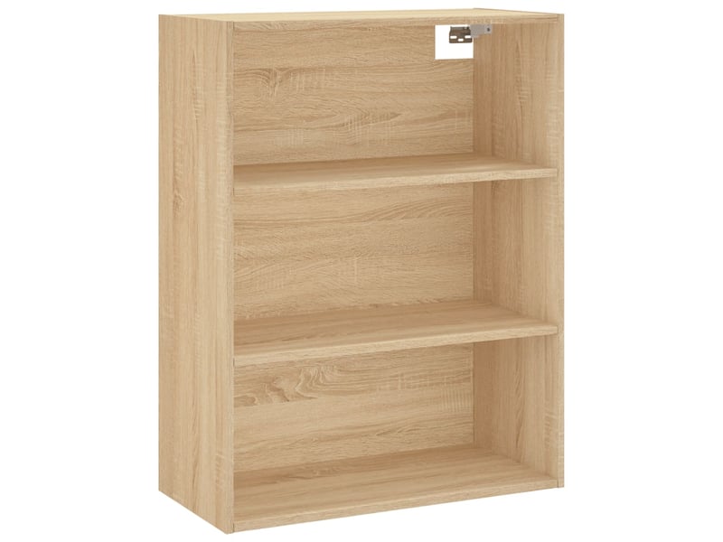  Buffet haut - bahut - meuble de rangement chêne sonoma 69,5x34x180 cm bois d'ingénierie  - Conforama E