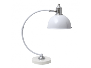 Lampe de bureau fabrilamp luján blancchromé 1 x e27 46x15x36 cm