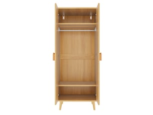 Armoire 2 porte(s) battante LPOSPI coloris naturel largeur 70 cm