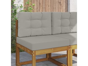 Coussin de canapé d'extérieur, coussin de chaise polyester gris 60 x 60 cm cf54089