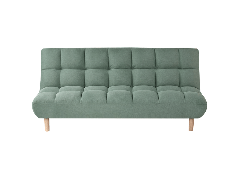 Canapé-lit 2 places risor tissu vert clair  - Conforama A