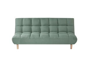 Canapé droit fixe BELIANI 2 places Tissu vert