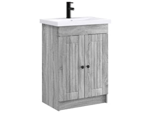 Ensemble de mobilier de salle de bain sonoma gris shl8703
