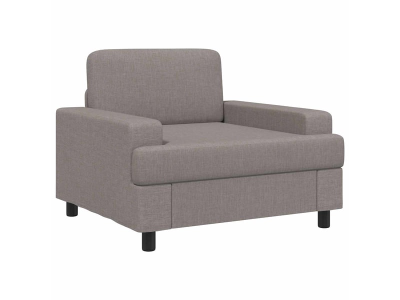  Vidaxl fauteuil taupe tissu  - Conforama D