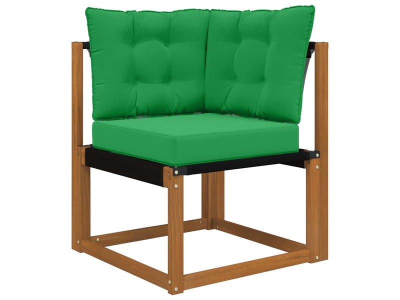  Coussin de canapé d'extérieur, coussin de chaise polyester vert 50,5 x 50,5 cm cf54184  - Conforama C