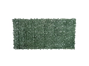 Haie artificielle brise-vue 300x150 cm vert foncé