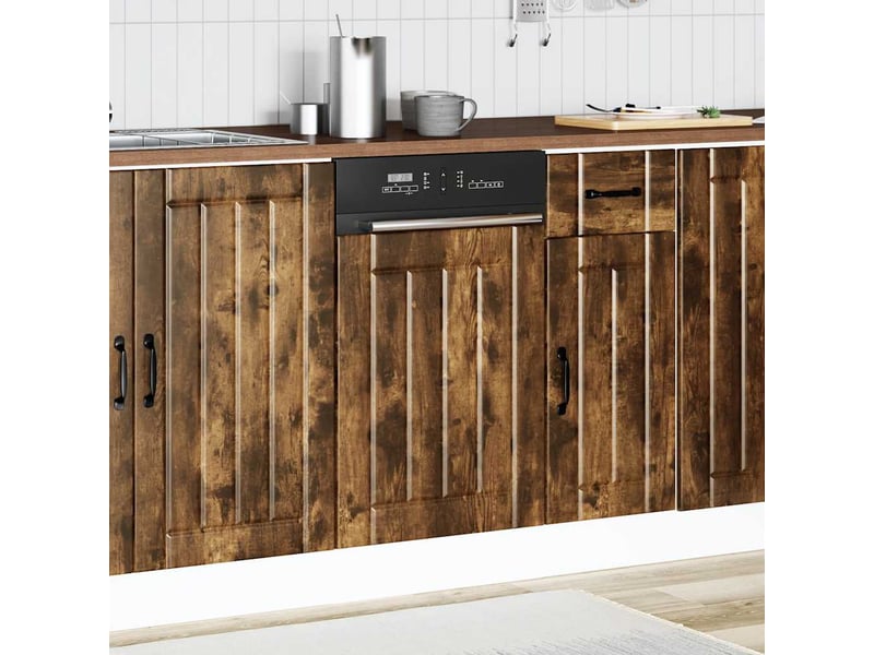 Panneau de lave-vaisselle chêne fumé bois d'ingénierie shl8722  - Conforama C