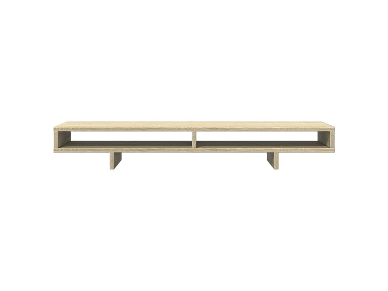  Support de moniteur table meuble bureau sonoma 100 x 27 x 15 cm bois d'ingénierie marron 02_0044978  - Conforama B