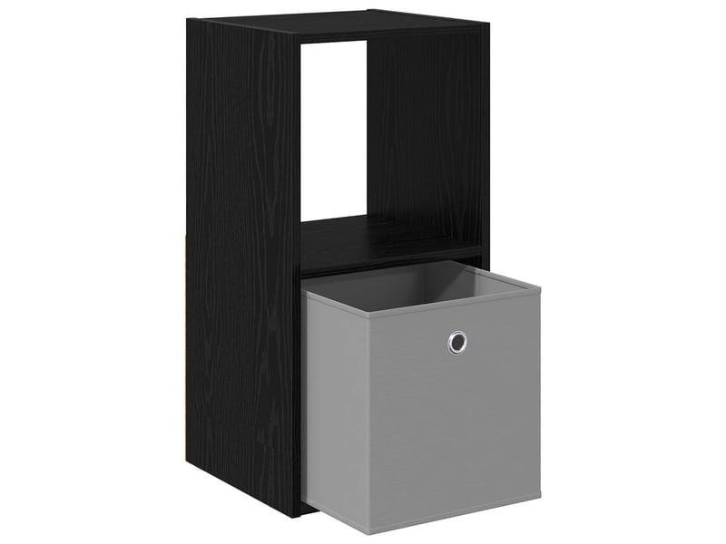  Table de chevet - cabinet de chevet - table de nuit 2 pc chêne noir 35 x 32 x 68,5 cm  - Conforama D